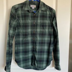 Women's Carhartt Midweight Plaid Flannel Shirt